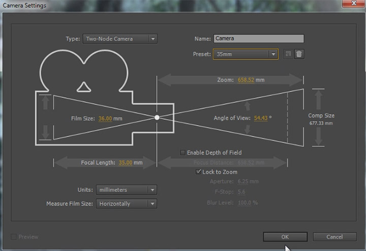 3D Integration With Element 3D 7 - Add Camera Settings