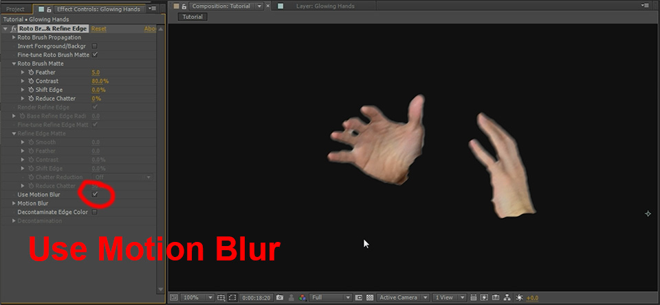 How To Make Things Glow 10 - Use Motion Blur