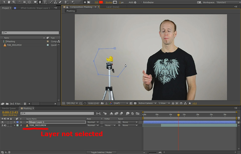 VFX Vlog 4 - Creating Shape Layers Instead Of Masks 1
