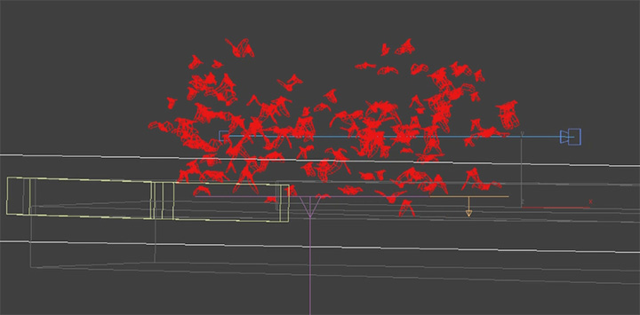 Dissolve Into Crows VFX 33 - 3dsMax Fixed Crow Collision
