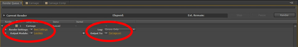 How To Export From After Effects 04 - Render Queue