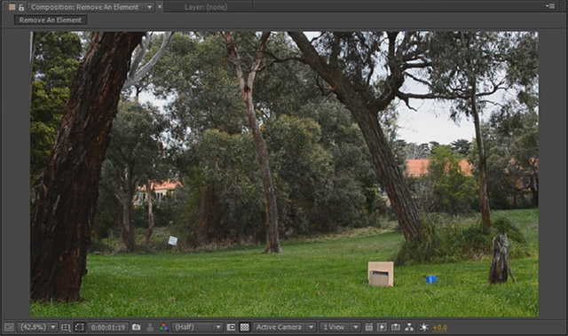 Remove Object From Video In After Effects 02 - Clean Plate