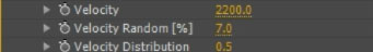 After Effects and Particular Fireworks 13 - Velocity Random