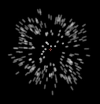 After Effects and Particular Fireworks 15 - Particle Motion Blur