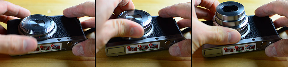 FujiFilm XF1 Review 01 - FujiFilm XF1 Turning On