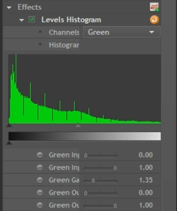 HitFilm 2 Muzzle Flash 16 - Levels Histogram Effect