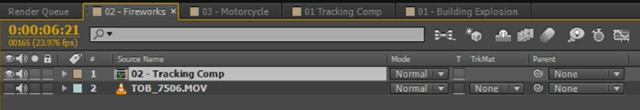 3D Camera Tracker Problems 06 - Tracking Comp