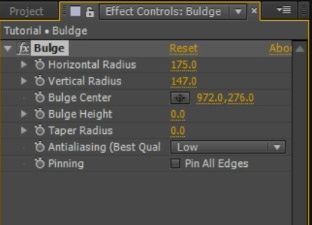 Audio To Keyframes 11 - Bulge Effect