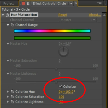 After Effects Expressions 23 - Colorize Hue