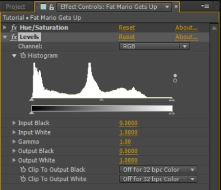 Colour Correction 05 - After Effects Levels