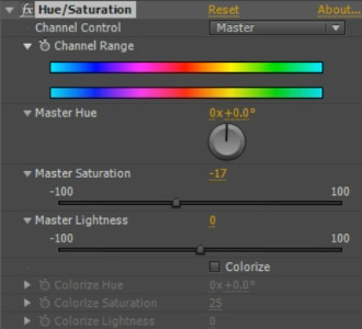 Colour Grading 06 - Hue Saturation