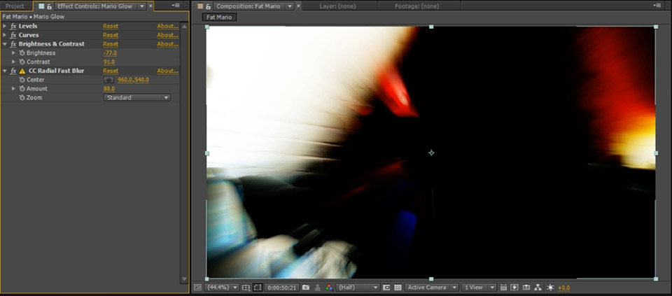 Colour Grading 27 - CC Radial Fast Blur