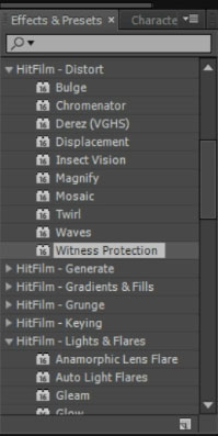 HitFilm 2 Plugins 30 - Witness Protection