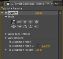 After Effects Advanced Morphing 28 - Liquify Controls
