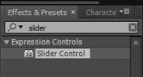 After Effects Camera Shake 07 - Slider Expression Control