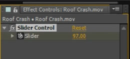 After Effects Camera Shake 10 - Keyframed Slider