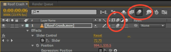 After Effects Camera Shake 17 - Motion Blur
