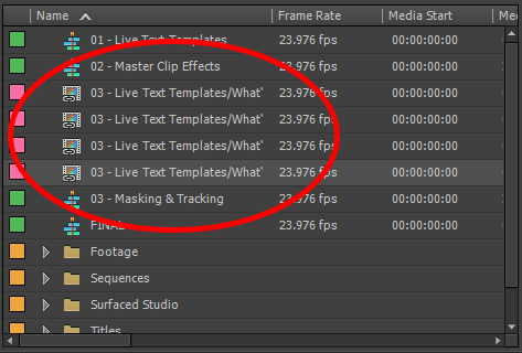 After Effects CC New Features 14 - Multiple Templates