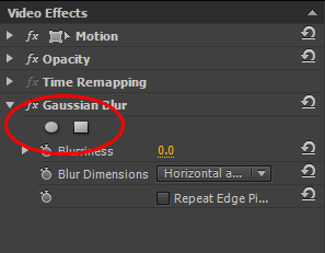 Premiere Pro CC 2014 - Effect Mask Options