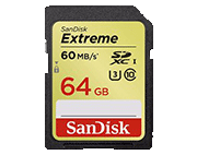 Sandisk Extreme 64GB SD Card